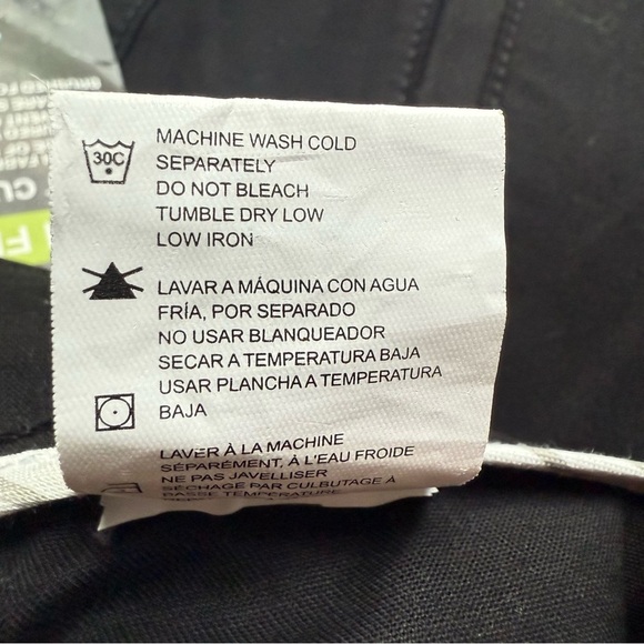 Dickies Womens Stretch Flex Twill Pants Black Size 14 Slim-Fit Bootcut Work - Picture 11 of 14